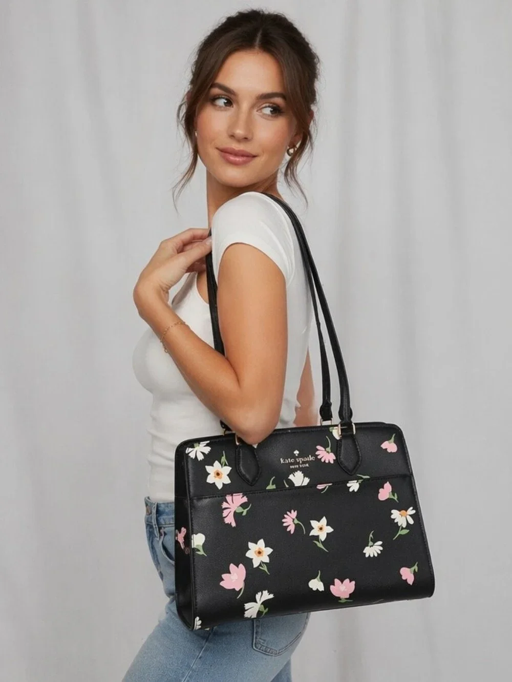 Kate Spade Madison Floral Waltz Medium Satchel